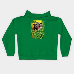 Tiger Roar on the Jungle Kids Hoodie